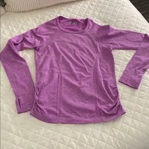 Athleta work our top side ruched